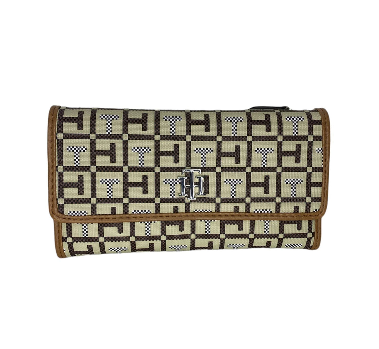Tommy Hilfiger TH Monogram Large Flap Wallet