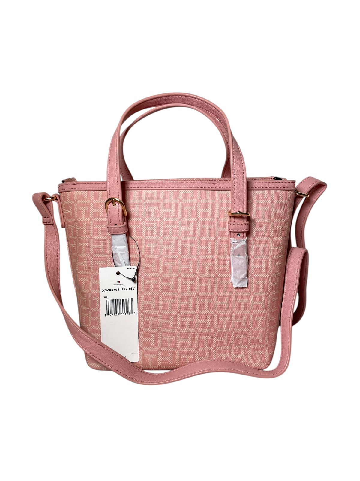 Tommy Hilfiger Monogram Tote Bag en Rosa 💖🌸