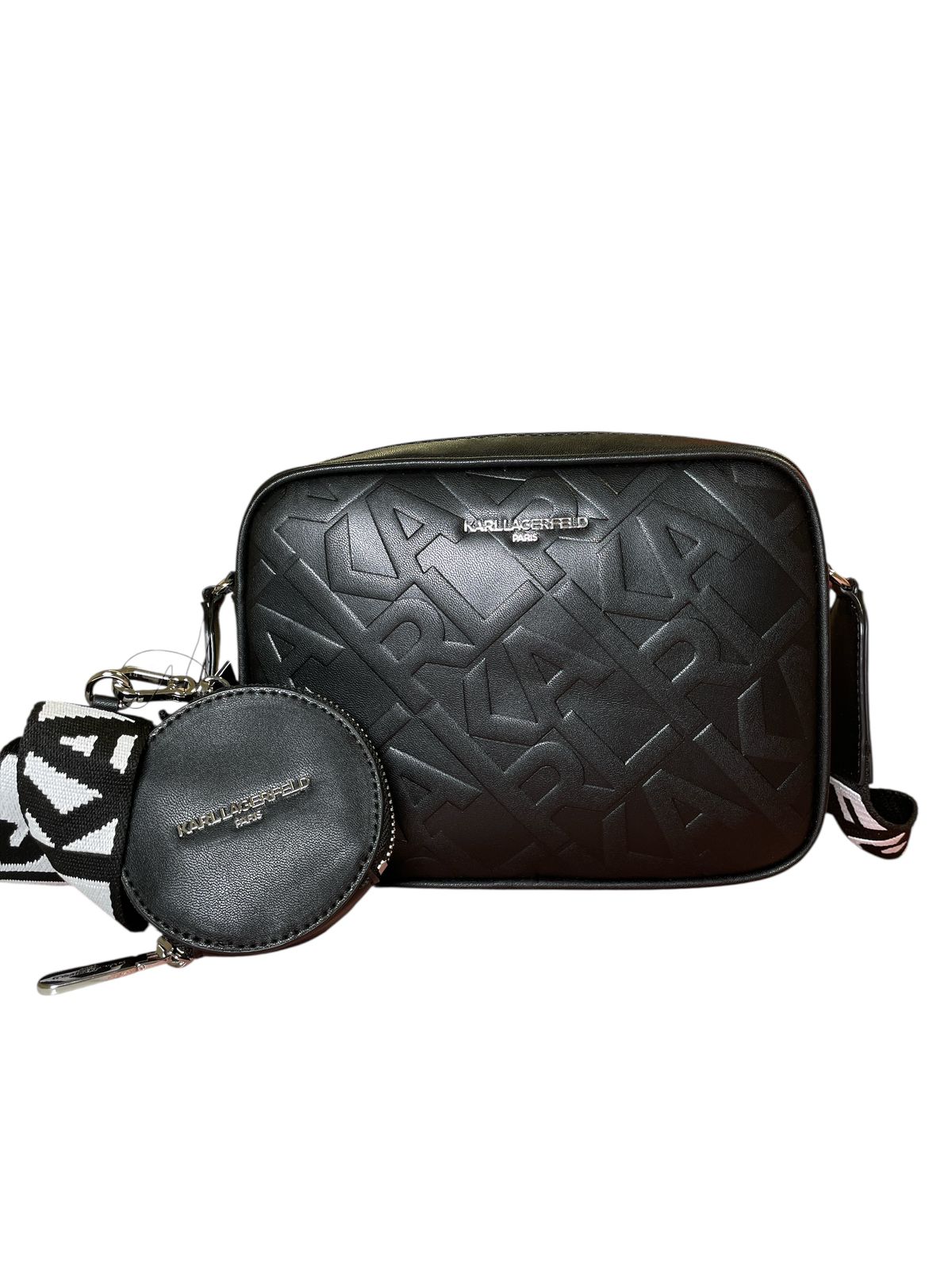 🤩🤩Atrévete con Karl Lagerfeld: Bolso Crossbody Ikonik KL ¡Personalidad y Envío Gratis a Todo México! 🤩🤩🚚🚚
