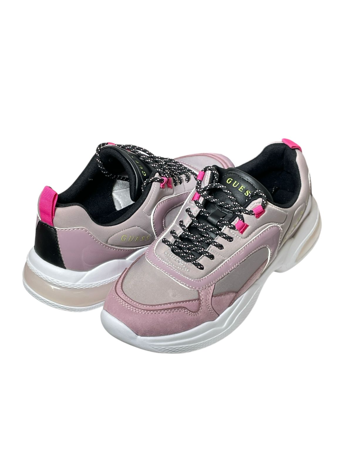 Tenis Guess Chunky Rosa para Dama #7mx