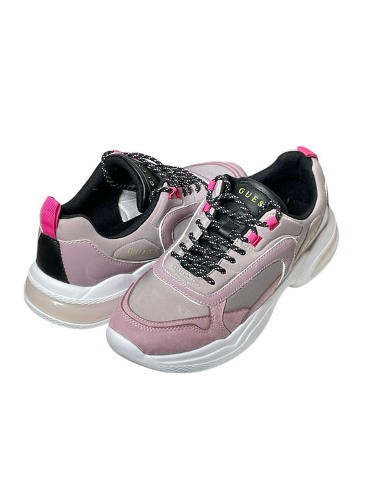 Tenis Guess Chunky Rosa para Dama #7mx