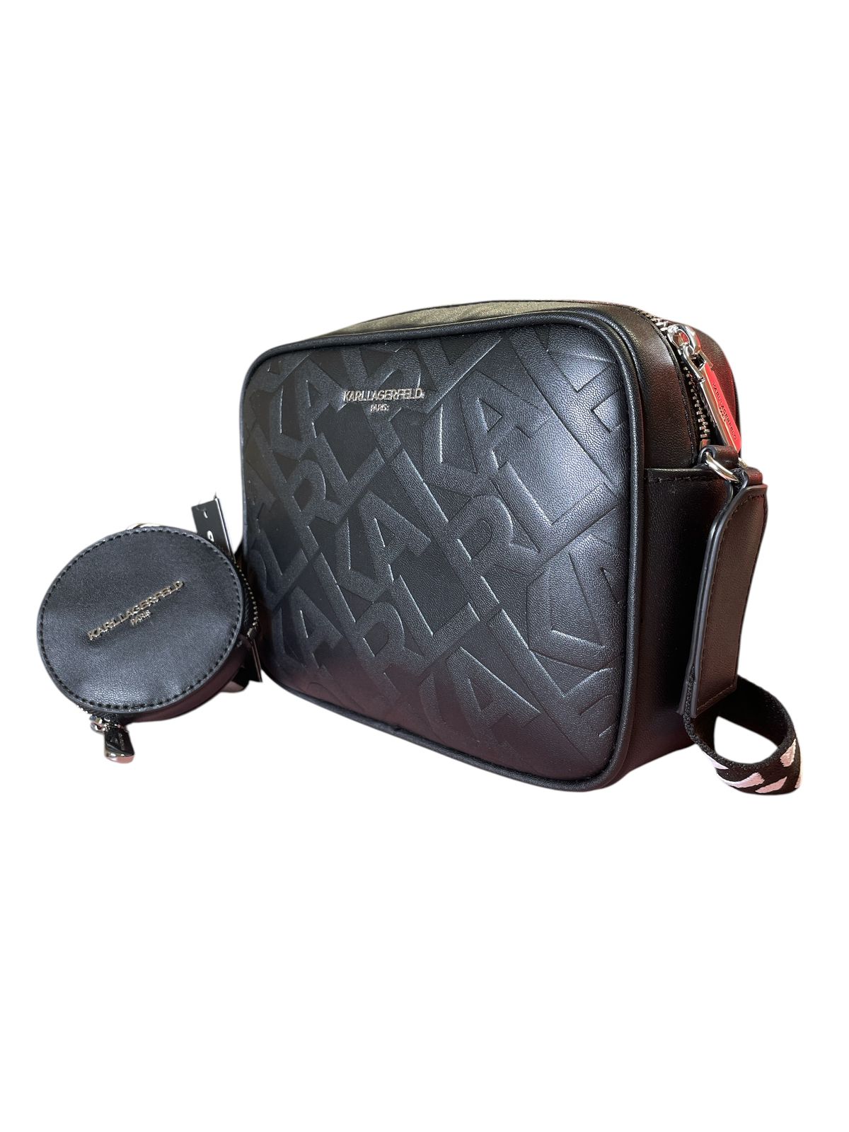 🤩🤩Atrévete con Karl Lagerfeld: Bolso Crossbody Ikonik KL ¡Personalidad y Envío Gratis a Todo México! 🤩🤩🚚🚚