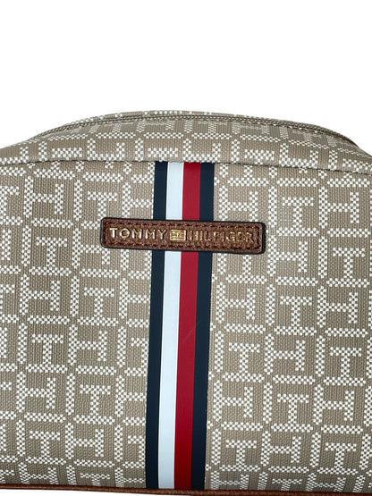 Tommy Hilfiger Monogram Buckle Stripe Crossbody Bag