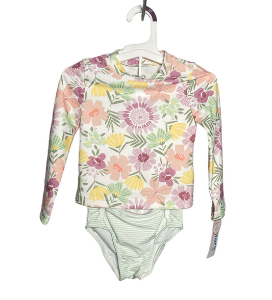 Traje de Baño Carter's Diseño de Flores 24 meses
